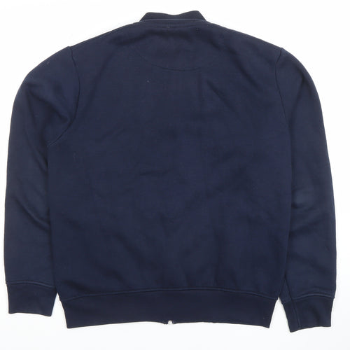 Burton Menswear London Men’s Blue Full Zip Sweatshirt Size S