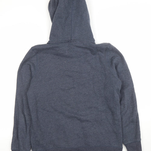 TOG24 Womens Navy Pullover Hoodie Size 10 Cotton Blend Casual