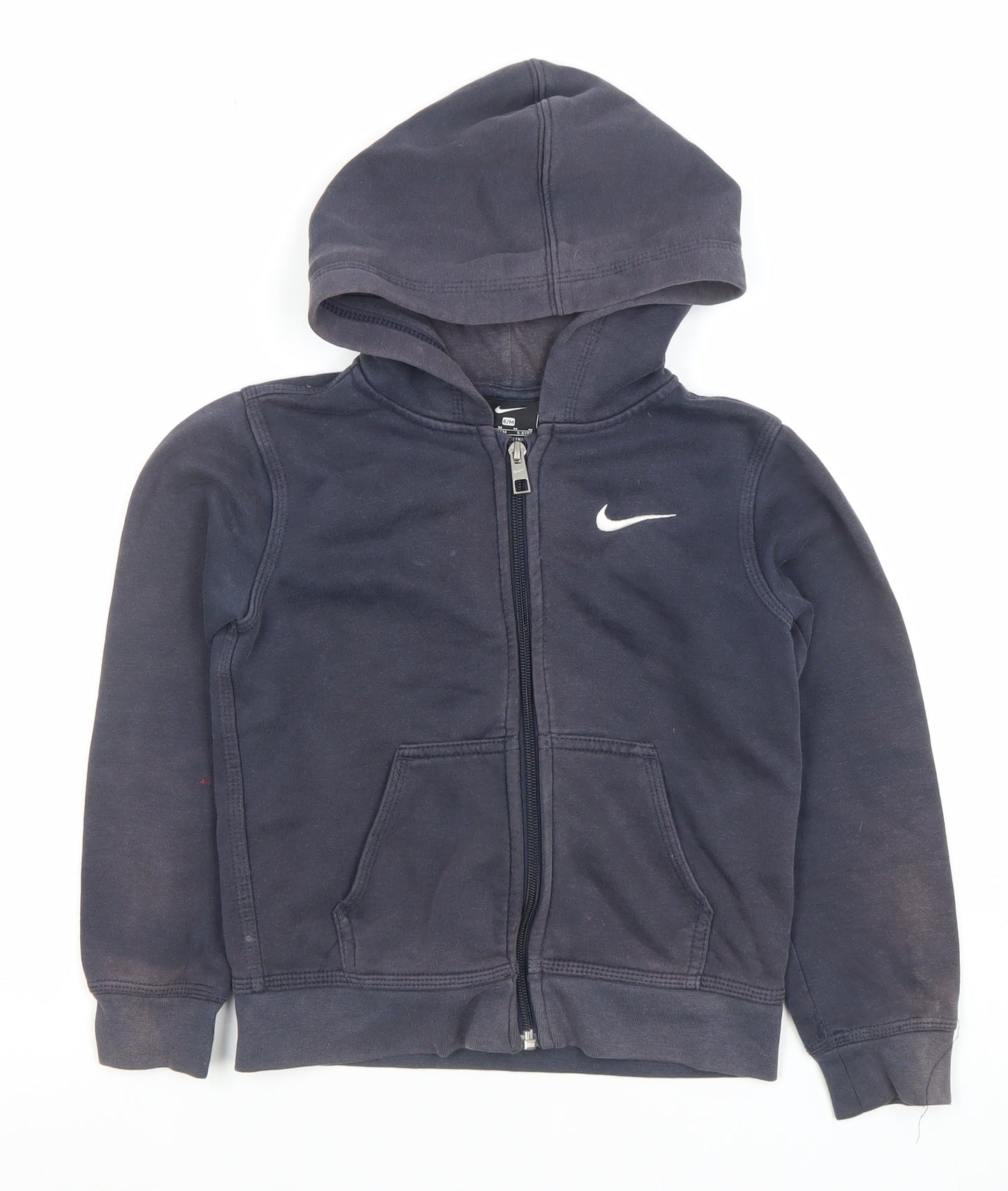 Nike Boys Black 5-6 Years Full Zip Hoodie with Logo Detail