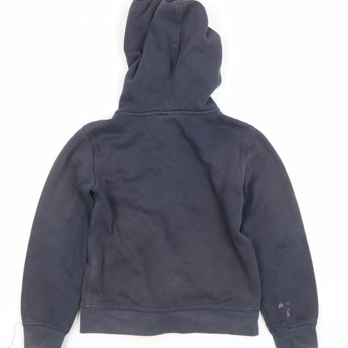 Nike Boys Black 5-6 Years Full Zip Hoodie with Logo Detail