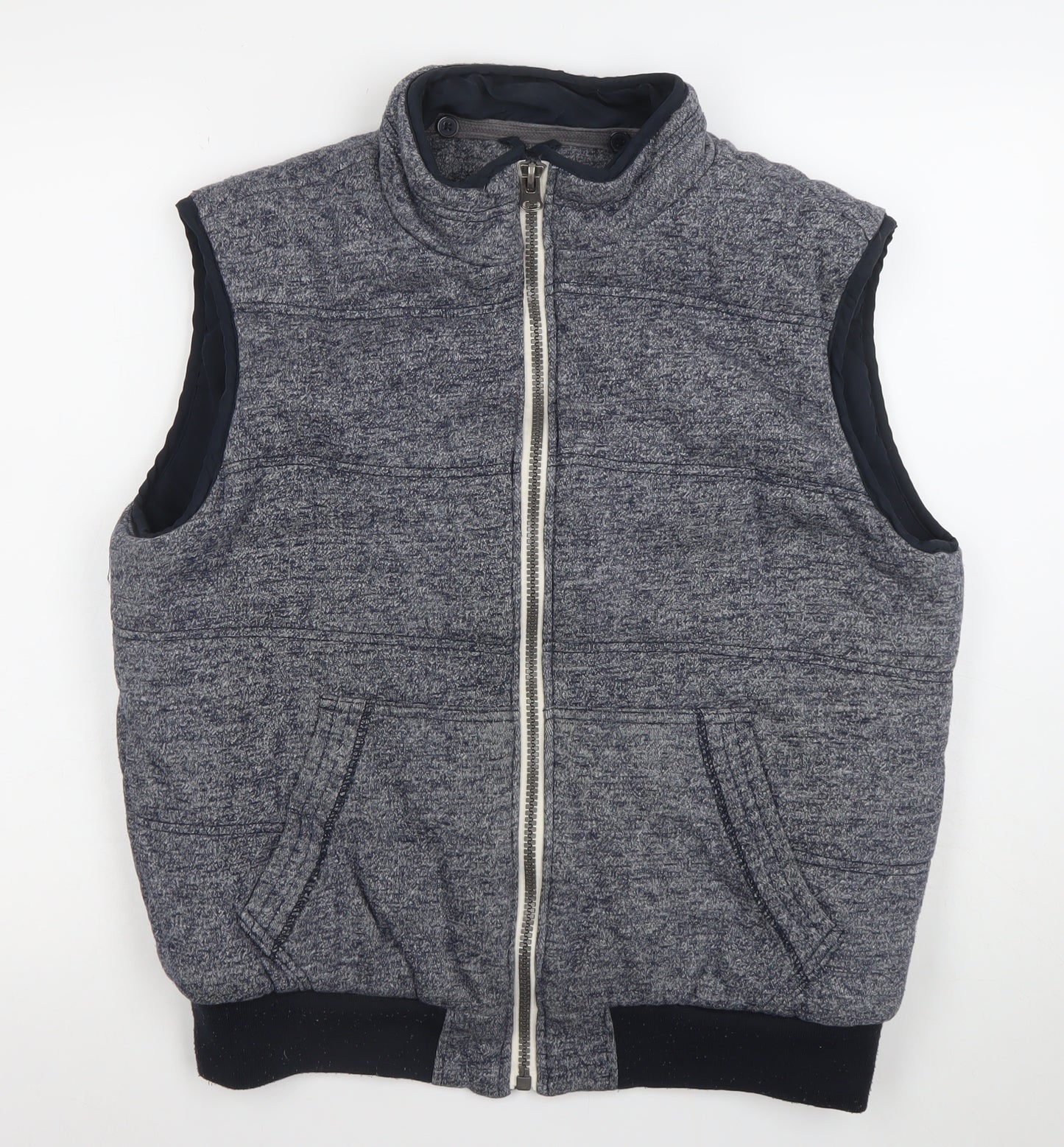 Cedar Wood State Men's Grey L Bodywarmer Waistcoat Regular Fit