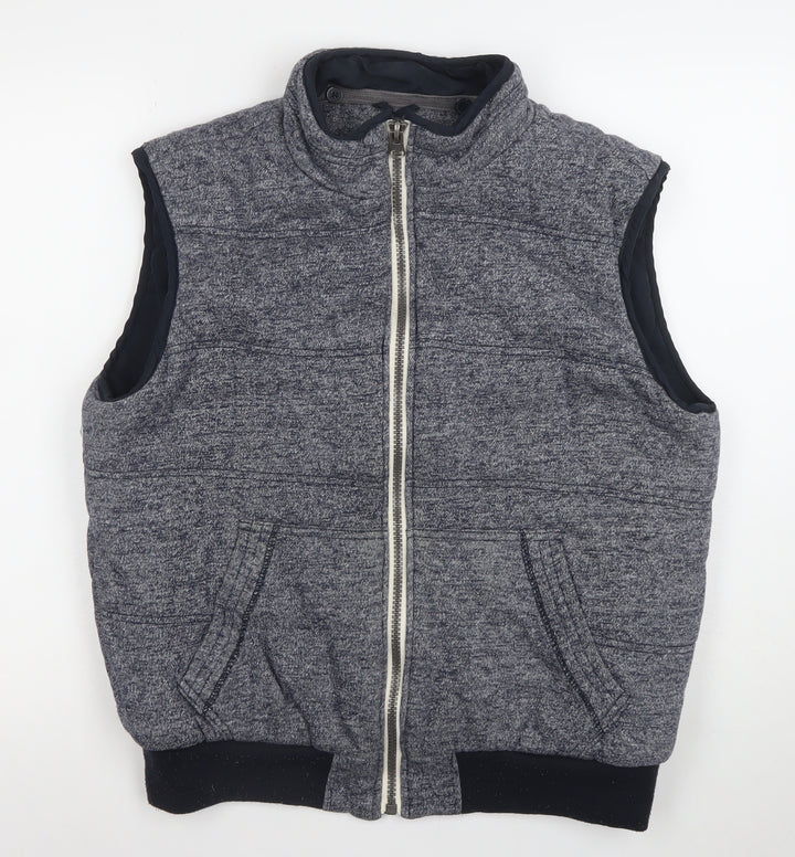Cedar Wood State Men's Grey L Bodywarmer Waistcoat Regular Fit