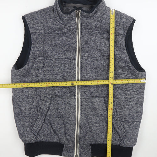 Cedar Wood State Men's Grey L Bodywarmer Waistcoat Regular Fit