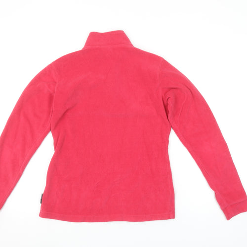 GO Sport Women's Pink Fleece 1/4 Zip Pullover Sweatshirt Size S