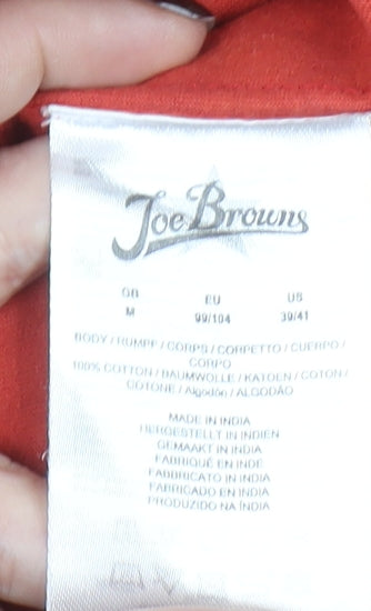 Joe Browns Men's Red Rock & Roll Graphic Cotton T-Shirt Size M