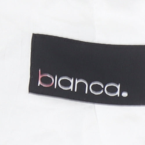 Bianca Women’s White Lightweight Full Zip Jacket Size 12