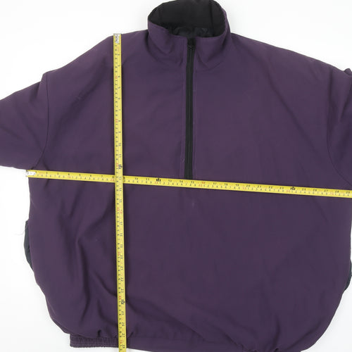 Cape Crest Men's Purple XL 1/4 Zip Softshell Casual Jacket