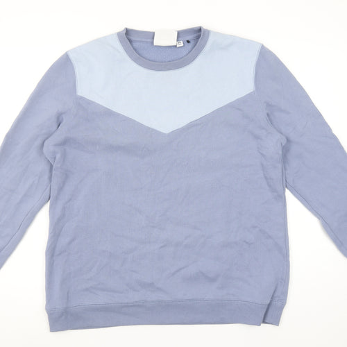 TOG24 Women's Blue Crew Neck Pullover Sweatshirt Size 14