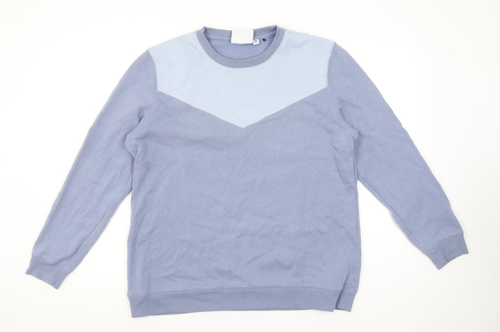 TOG24 Women's Blue Crew Neck Pullover Sweatshirt Size 14