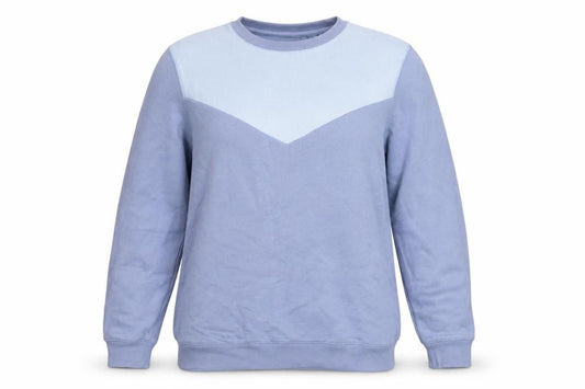 Front view of TOG24 Women's Blue Crew Neck Pullover Sweatshirt, size 14