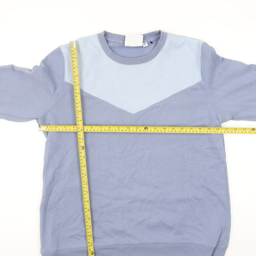 TOG24 Women's Blue Crew Neck Pullover Sweatshirt Size 14