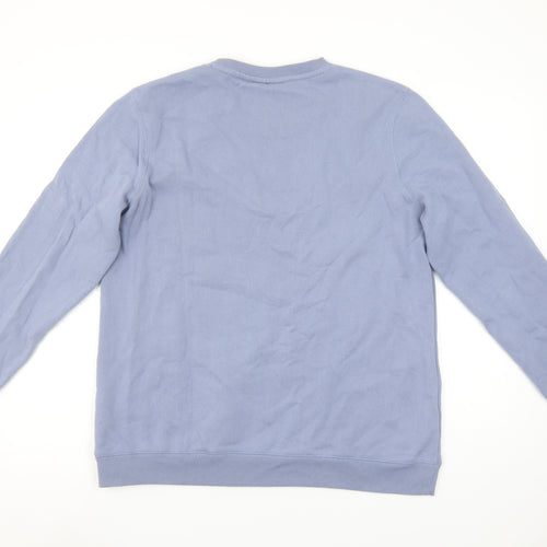 TOG24 Women's Blue Crew Neck Pullover Sweatshirt Size 14