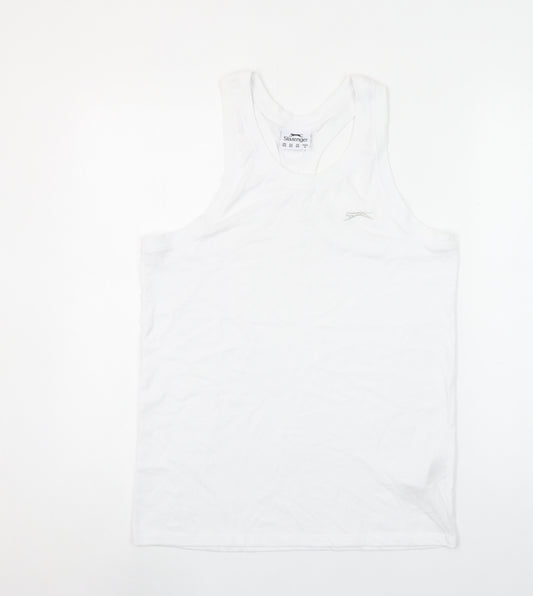 Slazenger Men's White XS Athletic Tank Top Gym Vest