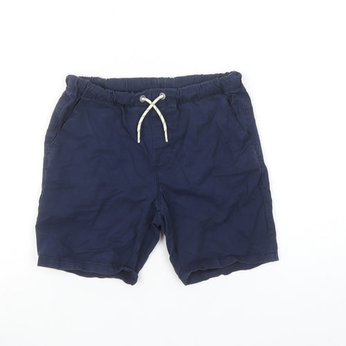 NEXT Boys Blue Cotton Drawstring Waist Casual Shorts 9 Years