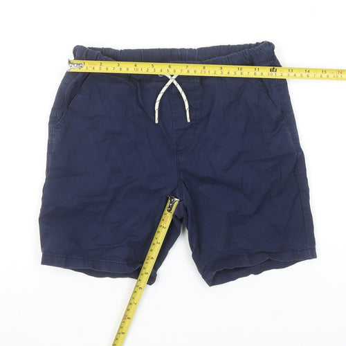 NEXT Boys Blue Cotton Drawstring Waist Casual Shorts 9 Years
