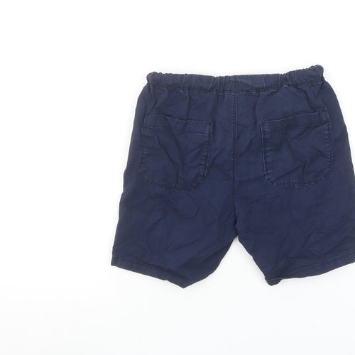 NEXT Boys Blue Cotton Drawstring Waist Casual Shorts 9 Years