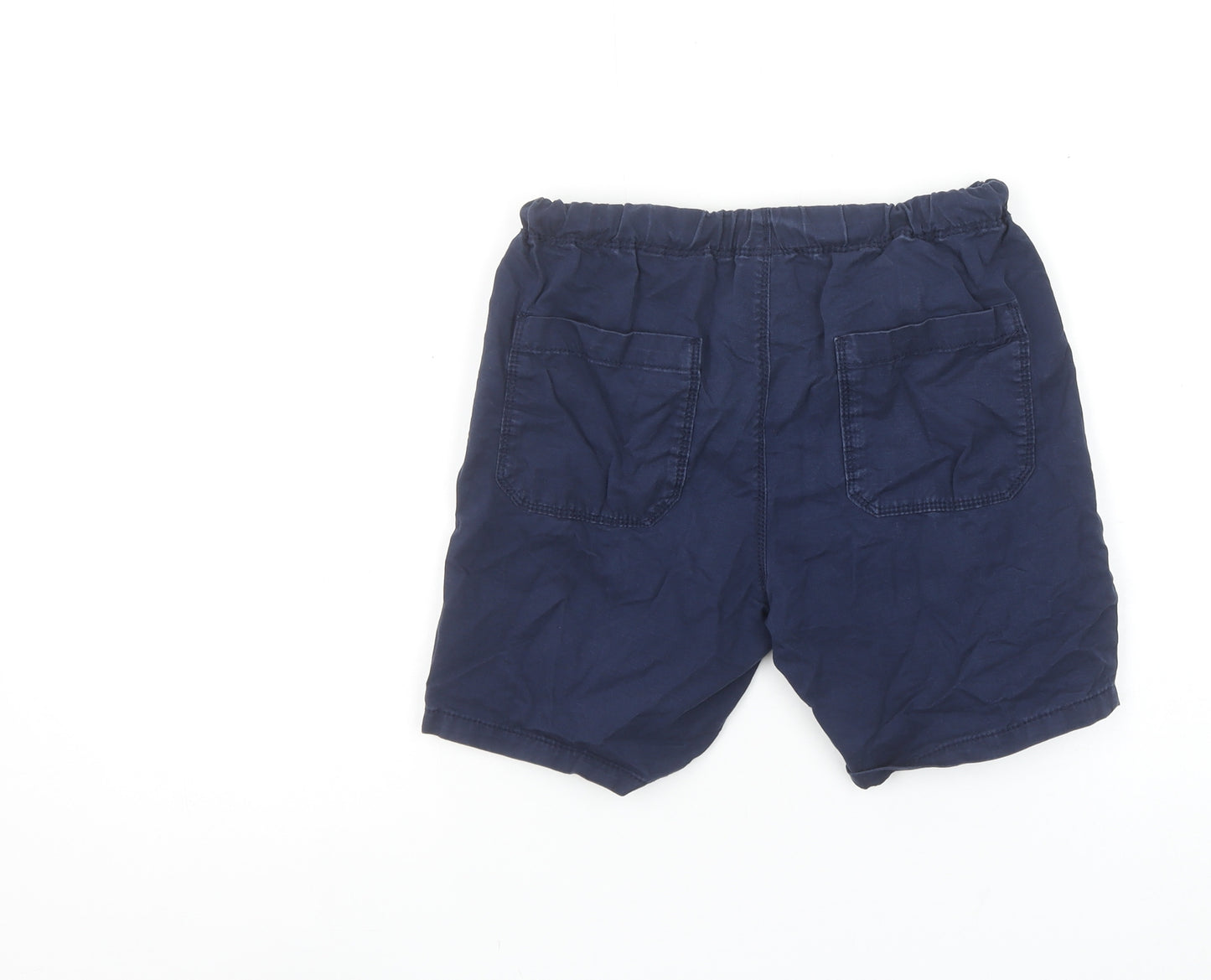 NEXT Boys Blue Cotton Drawstring Waist Casual Shorts 9 Years
