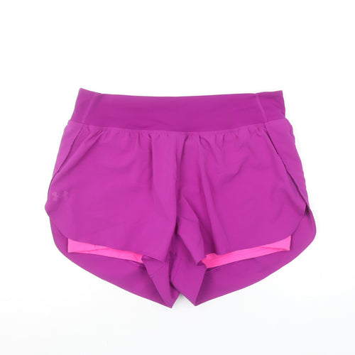Under Armour Womens Purple XL Athletic Running Shorts
