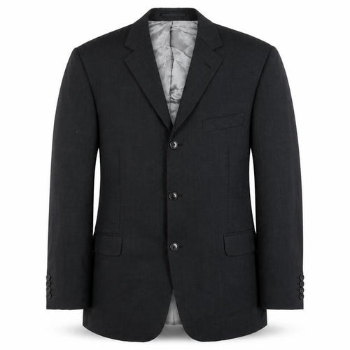 Lino Vierra Men's Grey 42S Wool Blend Classic Blazer Jacket