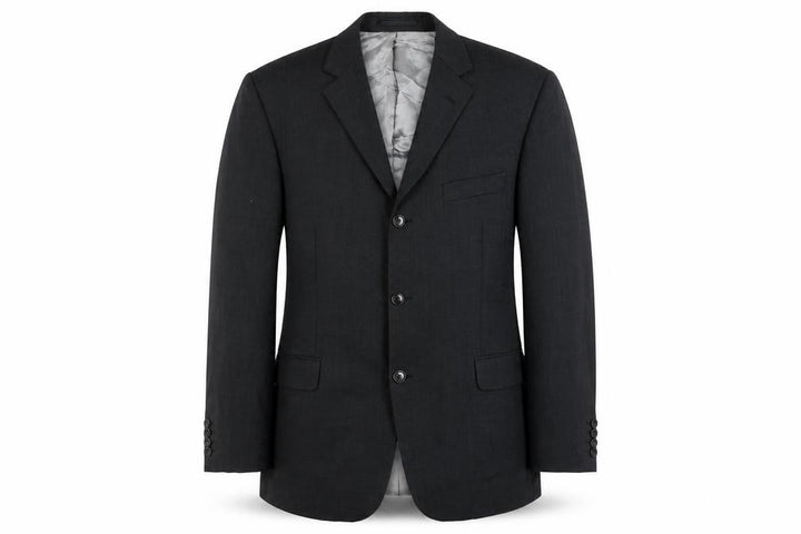 Lino Vierra Men's Grey 42S Wool Blend Classic Blazer Jacket