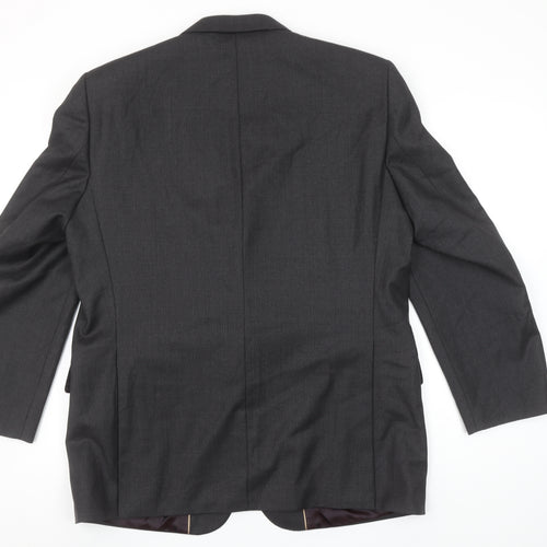 Chester by Chester Barrie Men's Grey Wool Blazer Jacket Formal 40R