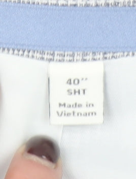 Marks and Spencer Men's Grey Check Slim Fit Blazer 40S