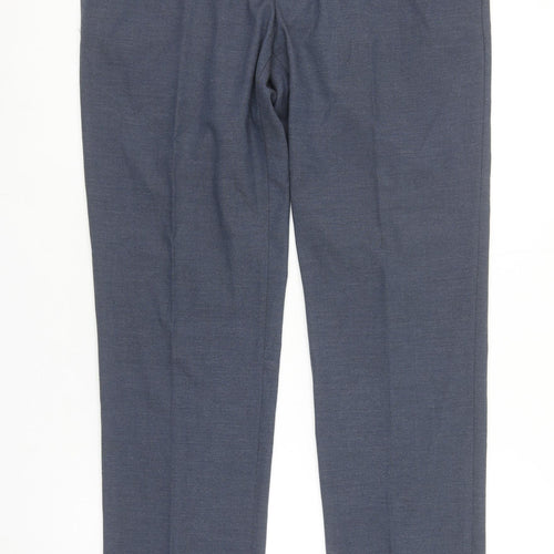 Zara Man Slim Fit Blue Dress Pants Men's M Casual Workwear Trousers