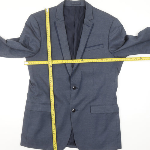 Zara Man Blue Slim Fit Men's Blazer Jacket Size 50