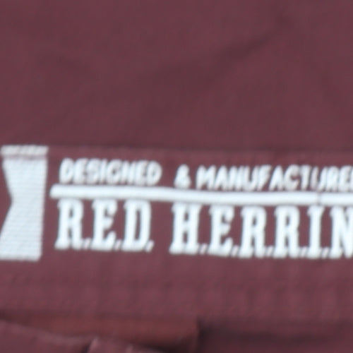 Red Herring Men's Red Straight Regular Fit Jeans 34L 34W