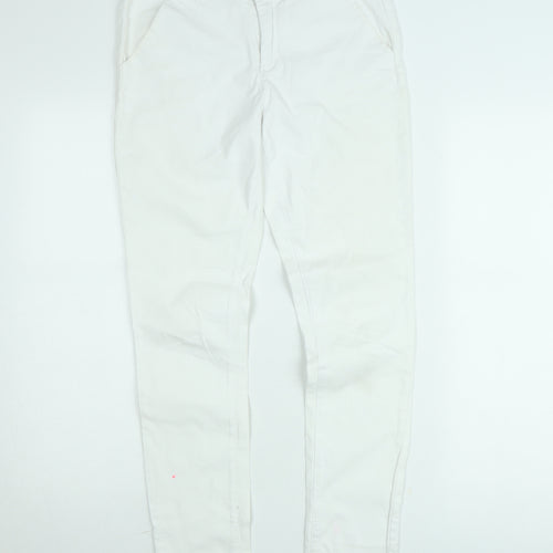 LOVE Jeans Women's White Size 8 Straight Leg Denim Jeans