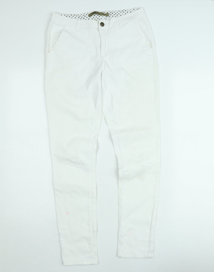 LOVE Jeans Women's White Size 8 Straight Leg Denim Jeans