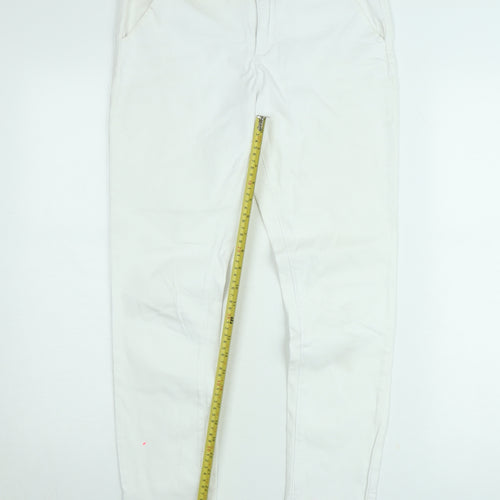 LOVE Jeans Women's White Size 8 Straight Leg Denim Jeans