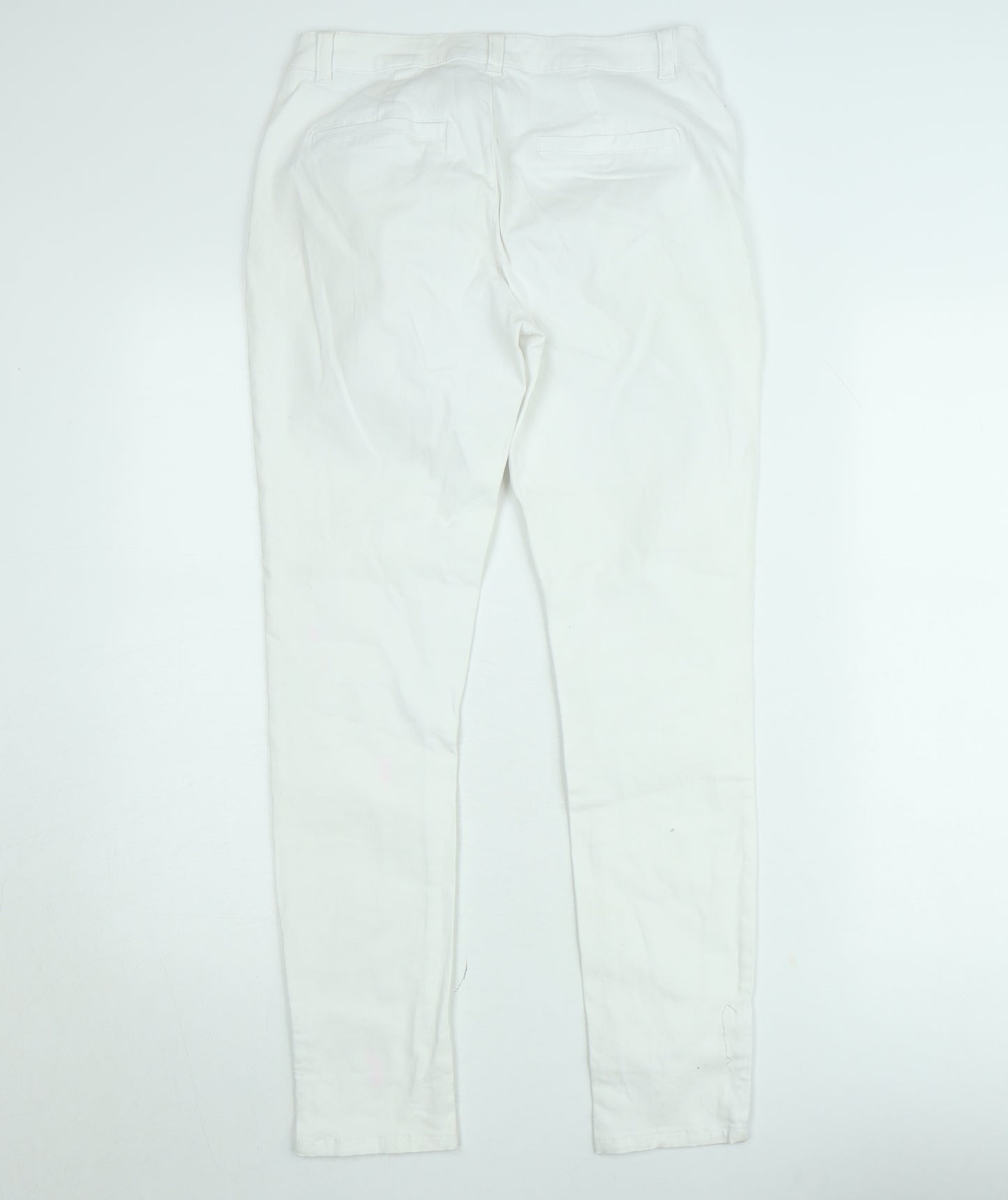 LOVE Jeans Women's White Size 8 Straight Leg Denim Jeans
