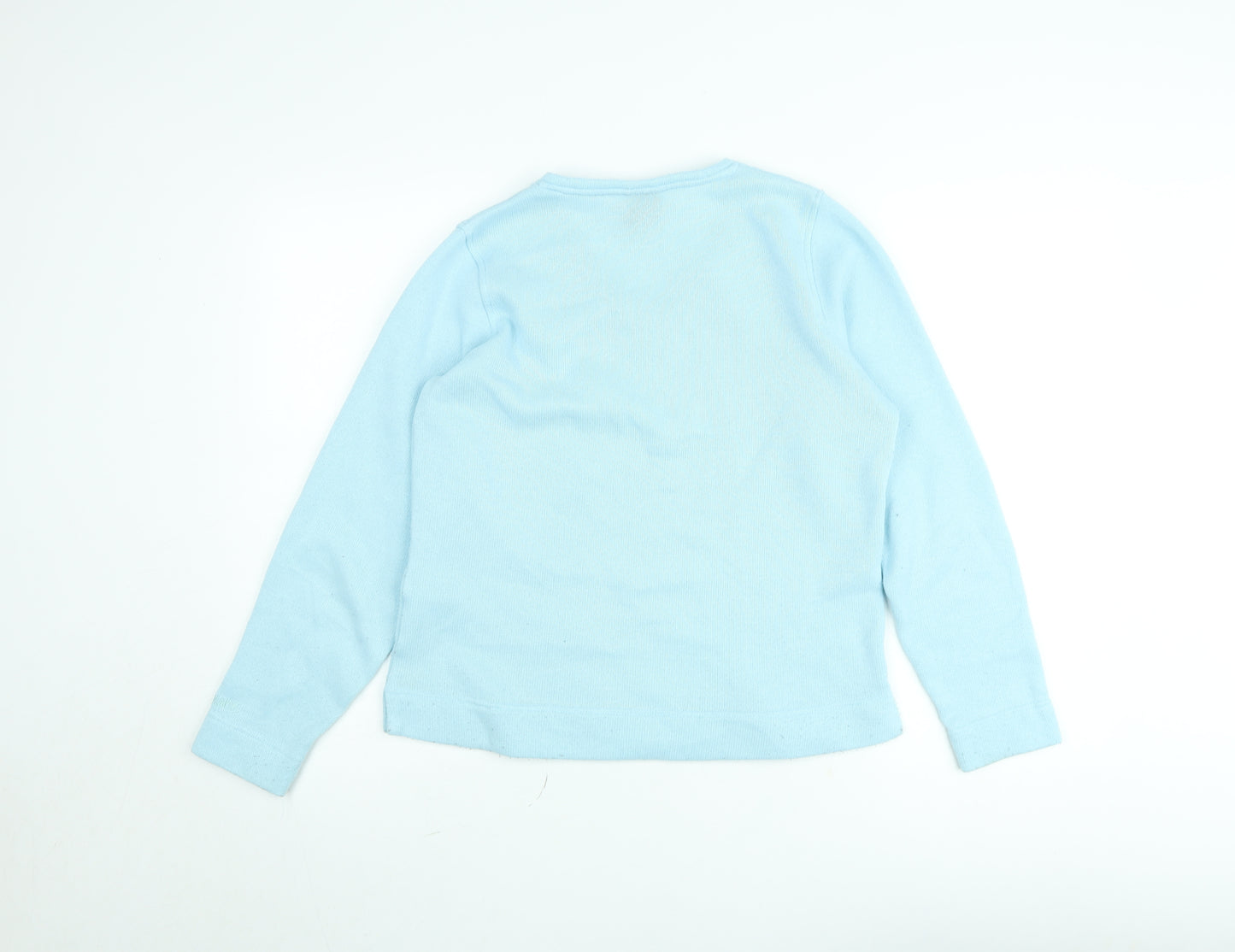 Craghoppers Womens Blue V-Neck Fleece Pullover Jumper Size 16