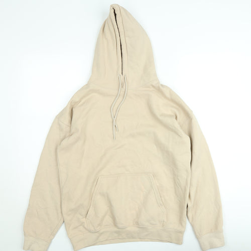 PrettyLittleThing Women Beige Angel Energy Pullover Hoodie Size S