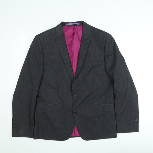 Marks and Spencer Men's Grey 40 Short Regular Fit Suit Jacket