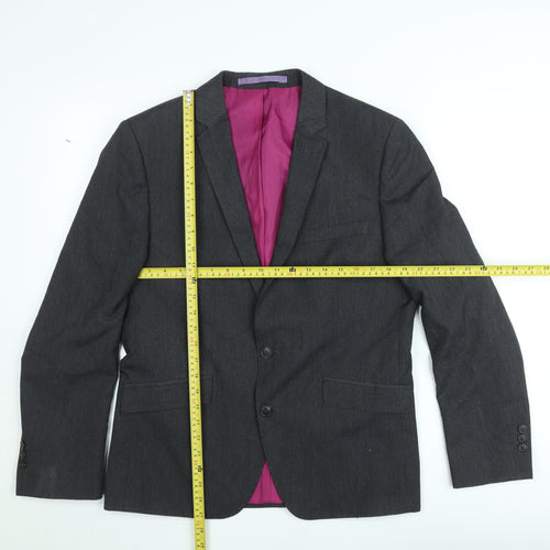 Marks and Spencer Men's Grey 40 Short Regular Fit Suit Jacket