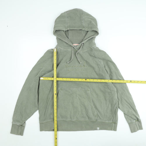Animal Women’s Green Pullover Hoodie Size 10 Cotton Casual