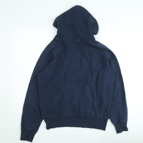 WRU Men's Blue Small Pullover Hoodie Vintage 81 Rugby Sweatshirt