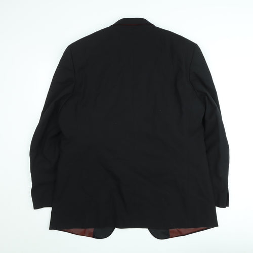 1860 Menswear Black Tuxedo Jacket Shawl Lapel 42R Men's Formal