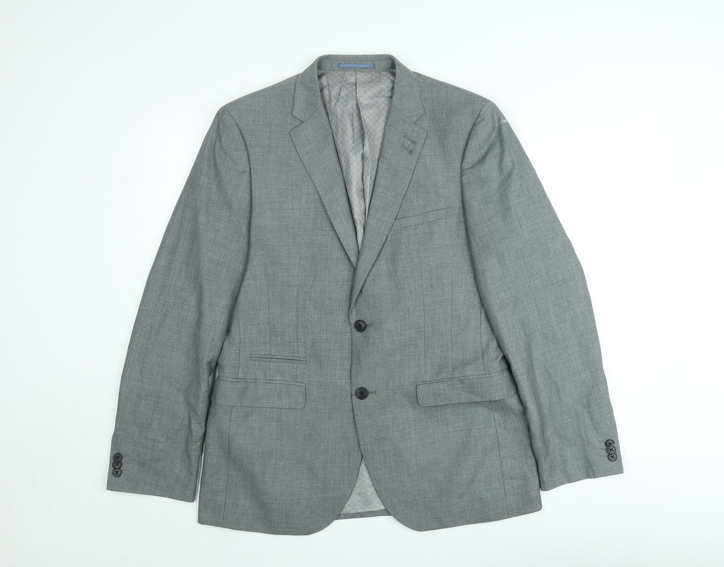 Taylor & Wright Men's Grey Slim Fit Blazer 40in Chest Regular