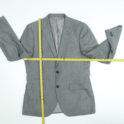 Taylor & Wright Men's Grey Slim Fit Blazer 40in Chest Regular