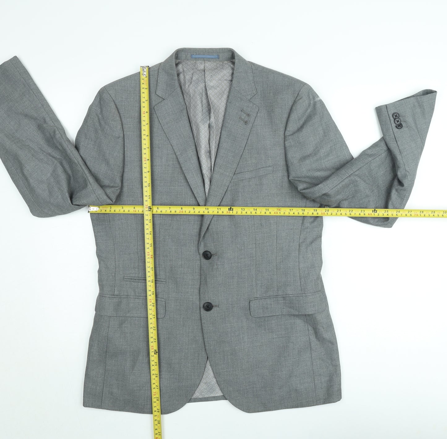 Taylor & Wright Men's Grey Slim Fit Blazer 40in Chest Regular