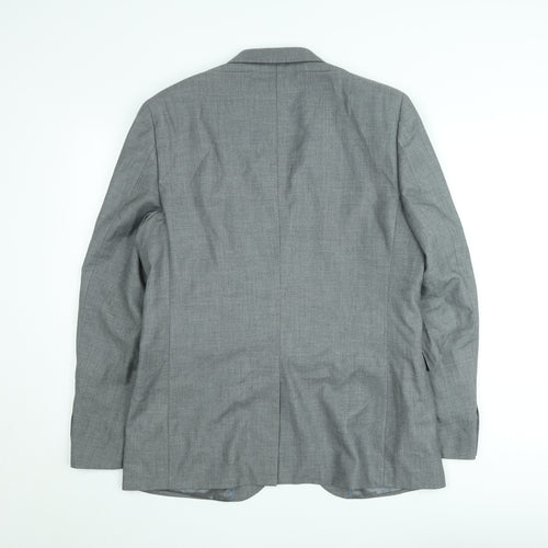 Taylor & Wright Men's Grey Slim Fit Blazer 40in Chest Regular
