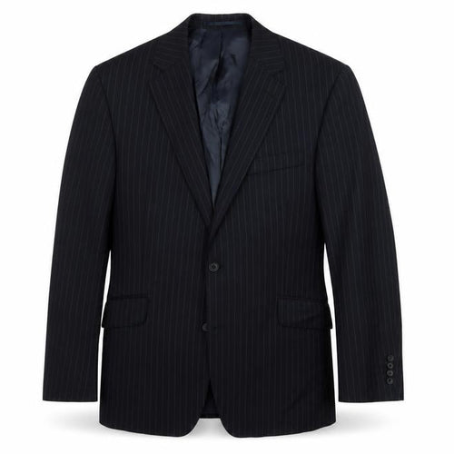 Austin Reed Men's Blue Wool Pinstripe Classic Suit Jacket