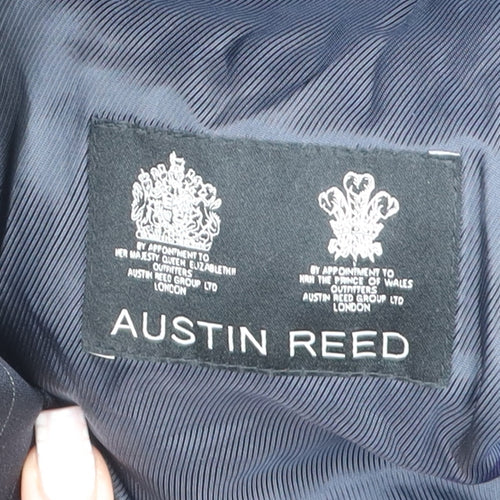 Austin Reed Men's Blue Wool Pinstripe Classic Suit Jacket
