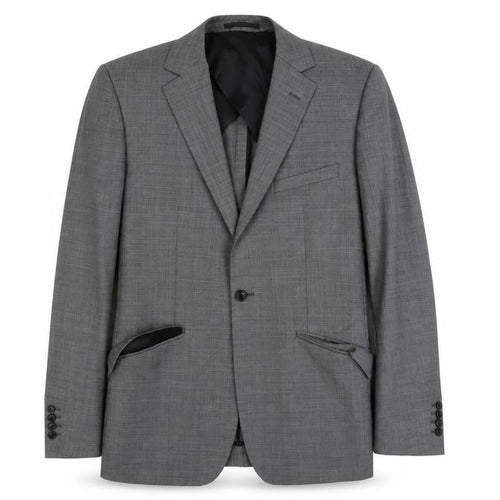 Reiss Men's Grey Check Wool Suit Jacket 36R Classic Formal
