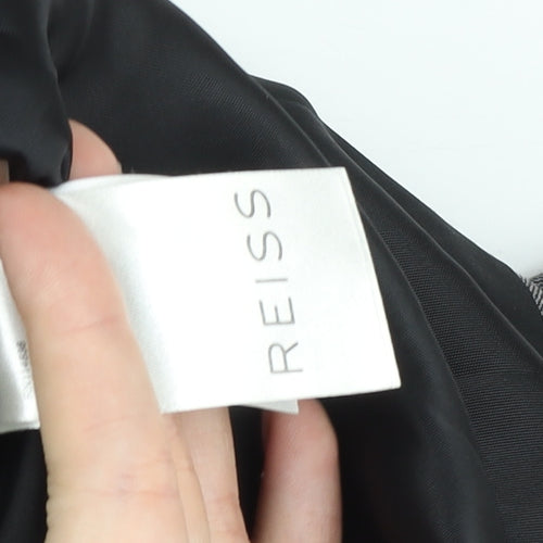 Reiss Men's Grey Check Wool Suit Jacket 36R Classic Formal