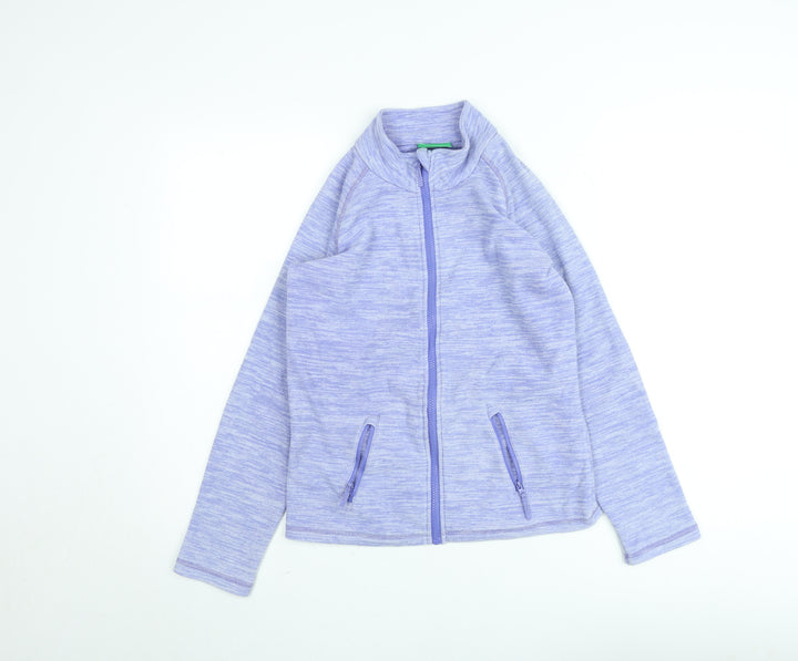 Mountain Warehouse Teens Purple Full Zip Hoodie Sweatshirt 11-12Y Fleece