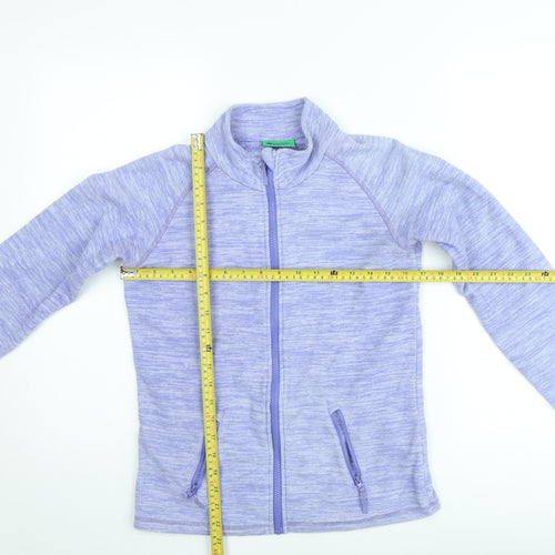 Mountain Warehouse Teens Purple Full Zip Hoodie Sweatshirt 11-12Y Fleece